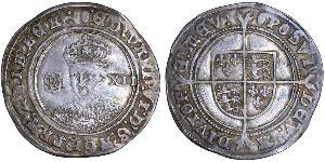1 Шилінг Королівство Англія (927-1649,1660-1707) Срібло Едвард VI  (1537-1553)