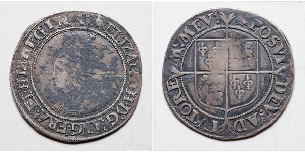 1 Шилінг Королівство Англія (927-1649,1660-1707) Срібло Єлизавета I (1533-1603)