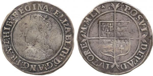 1 Шилінг Королівство Англія (927-1649,1660-1707) Срібло Єлизавета I (1533-1603)
