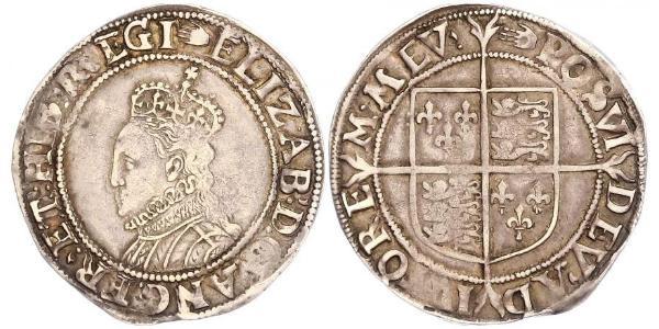 1 Шилінг Королівство Англія (927-1649,1660-1707) Срібло Єлизавета I (1533-1603)