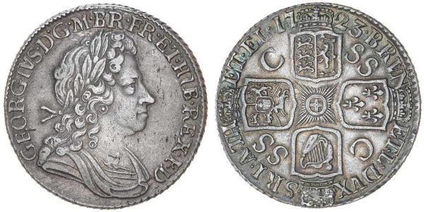 1 Шилінг Королівство Великобританія (1707-1801) Срібло Георг I (1660-1727)