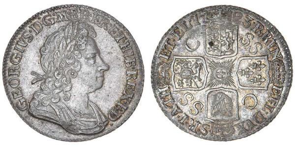 1 Шилінг Королівство Великобританія (1707-1801) Срібло Георг I (1660-1727)