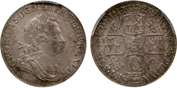 1 Шилінг Королівство Великобританія (1707-1801) Срібло Георг I (1660-1727)