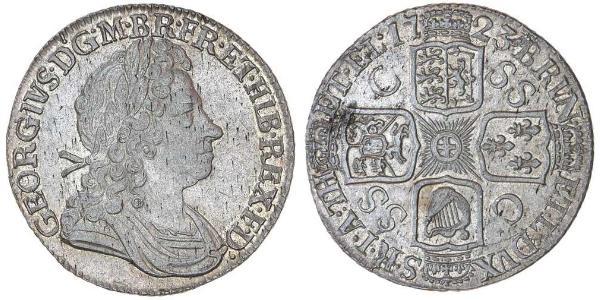 1 Шилінг Королівство Великобританія (1707-1801) Срібло Георг I (1660-1727)