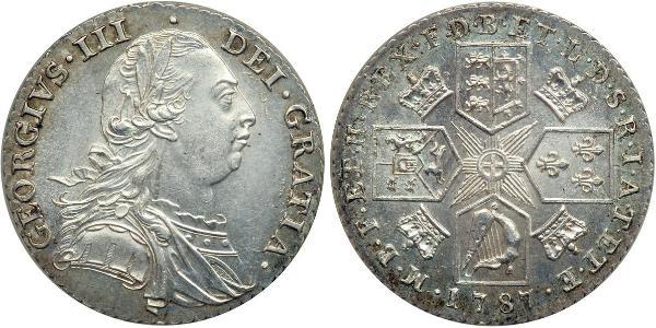 1 Шилінг Королівство Великобританія (1707-1801) Срібло Георг III (1738-1820)