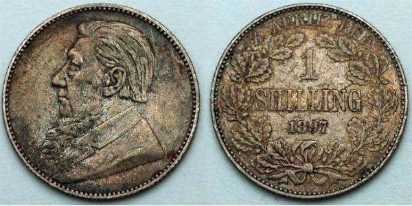 1 Шилінг Південно-Африканська Республіка Срібло Поль Крюгер (1825 - 1904)