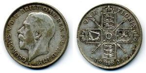 1 Шилінг Сполучене королівство Великобританії та Ірландії (1801-1922) Срібло Георг V (1865-1936)