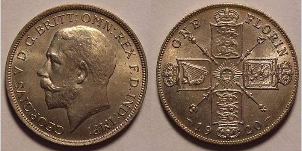1 Шилінг Сполучене королівство Великобританії та Ірландії (1801-1922) Срібло Георг V (1865-1936)