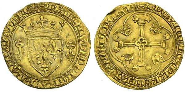 1 Экю Королевство Франция (843-1791) Золото Карл VII король Франции (1403 - 1461)
