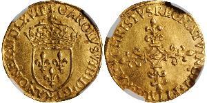 1 Экю Франкське королівство (843-1791) Золото Карл IX Валуа(1550 -1574)