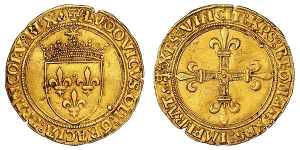 1 Экю Франкське королівство (843-1791) Золото Людовик XII Батько Народу (1462 - 1515)
