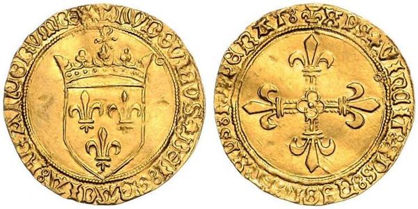 1 Экю Франкське королівство (843-1791) Золото Людовик XII Батько Народу (1462 - 1515)