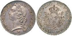 1 Экю Королевство Франция (843-1791) Серебро Людовик XV (1710-1774)