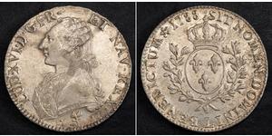 1 Экю Королевство Франция (843-1791) Серебро Людовик XVI (1754 - 1793)