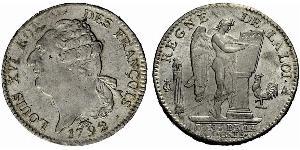 1 Экю Королевство Франция (843-1791) Серебро Людовик XVI (1754 - 1793)