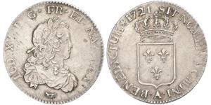 1 Экю Королевство Франция (843-1791) Серебро Людовик XV (1710-1774)