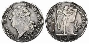 1 Экю Королевство Франция (843-1791) Серебро Людовик XVI (1754 - 1793)