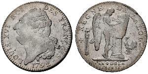 1 Экю Королевство Франция (843-1791) Серебро Людовик XVI (1754 - 1793)