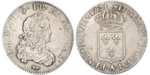 1 Экю Королевство Франция (843-1791) Серебро Людовик XV (1710-1774)