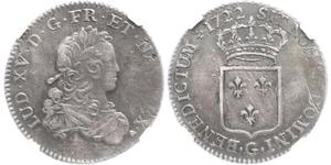 1 Экю Королевство Франция (843-1791) Серебро Людовик XV (1710-1774)