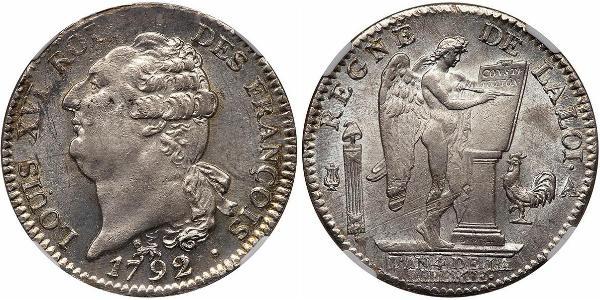 1 Экю Королевство Франция (843-1791) Серебро Людовик XVI (1754 - 1793)