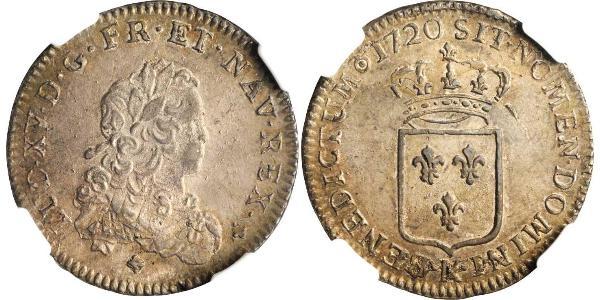 1 Экю Королевство Франция (843-1791) Серебро Людовик XV (1710-1774)