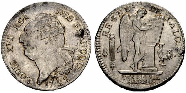 1 Экю Королевство Франция (843-1791) Серебро Людовик XVI (1754 - 1793)