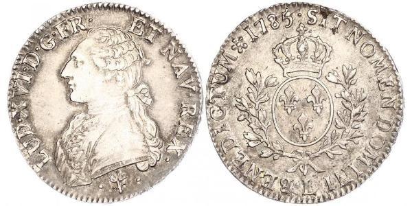 1 Экю Королевство Франция (843-1791) Серебро Людовик XVI (1754 - 1793)