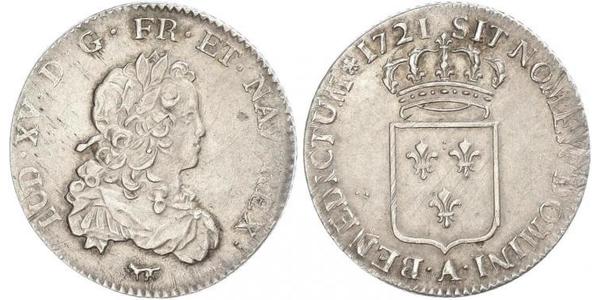 1 Экю Королевство Франция (843-1791) Серебро Людовик XV (1710-1774)