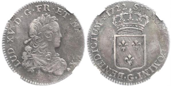 1 Экю Королевство Франция (843-1791) Серебро Людовик XV (1710-1774)