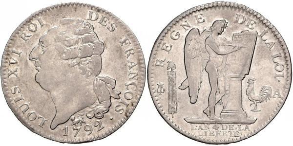 1 Экю Королевство Франция (843-1791) Серебро Людовик XVI (1754 - 1793)