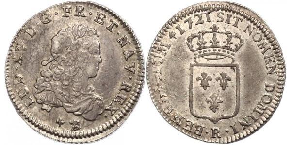 1 Экю Королевство Франция (843-1791) Серебро Людовик XV (1710-1774)