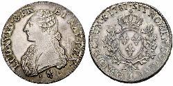 1 Экю Франкське королівство (843-1791) Срібло Людовик XVI (1754 - 1793)