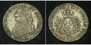 1 Экю Франкське королівство (843-1791) Срібло Людовик XVI (1754 - 1793)