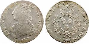 1 Экю Франкське королівство (843-1791) Срібло Людовик XVI (1754 - 1793)
