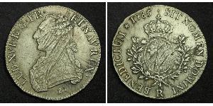 1 Экю Франкське королівство (843-1791) Срібло Людовик XVI (1754 - 1793)