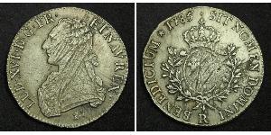 1 Экю Франкське королівство (843-1791) Срібло Людовик XVI (1754 - 1793)