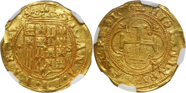 1 Эскудо Габсбургская Испания (1506 - 1700) Золото 