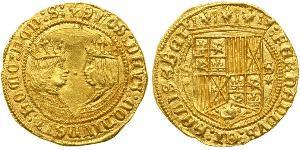 1 Эскудо Испания Золото Ferdinand II of Aragon / Isabella I of Castile (1451-1504)