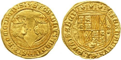 1 Эскудо Испания Золото Ferdinand II of Aragon / Isabella I of Castile (1451-1504)