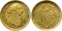 1 Эскудо Чили Золото Карл III король Испании (1716 -1788)