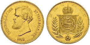 20000 Reis Empire of Brazil (1822-1889) Gold Peter II. (Brasilien) (1825 - 1891)