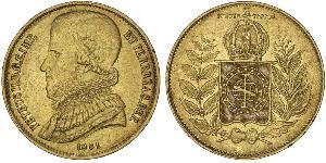 20000 Reis Empire of Brazil (1822-1889) Gold Peter II. (Brasilien) (1825 - 1891)