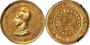 20000 Reis First Brazilian Republic (1889 - 1930) Oro 