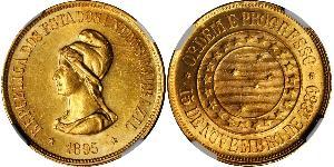 20000 Reis República Velha (1889 - 1930) Oro 