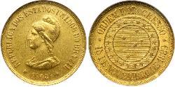 20000 Reis First Brazilian Republic (1889 - 1930) 金 