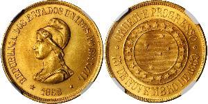 20000 Reis First Brazilian Republic (1889 - 1930) 金 