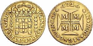 20000 Reis 巴西 金 若昂五世 (1689 - 1750)