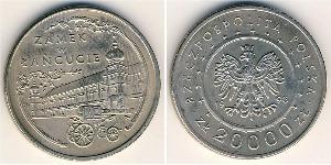 20000 Zloty Third Polish Republic (1991 - ) Níquel/Cobre 