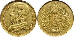 20000 Рейс Бразильська імперія (1822-1889) Золото Педру II (імператор Бразилії) (1825 - 1891)